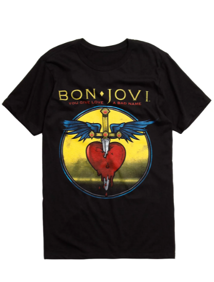 bon jovi band tee